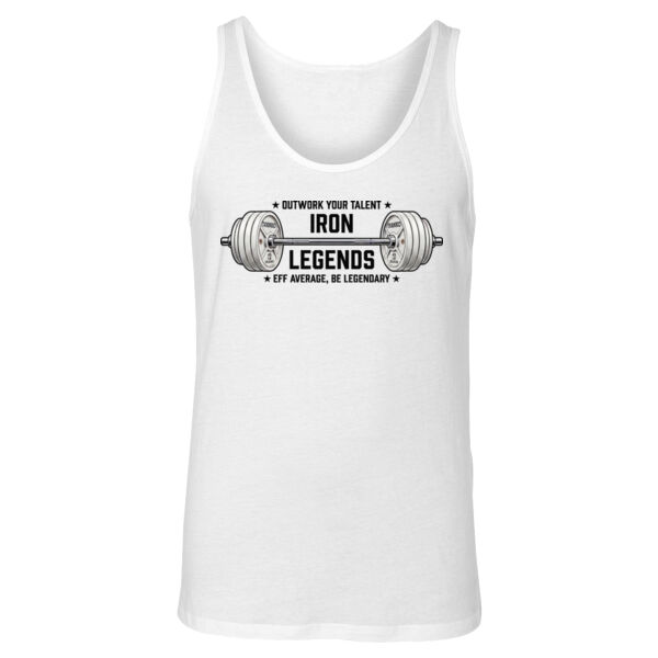 IRON LEGENDS BARBELL LOGO - TANK TOP - $JS7R6F$ Thumbnail