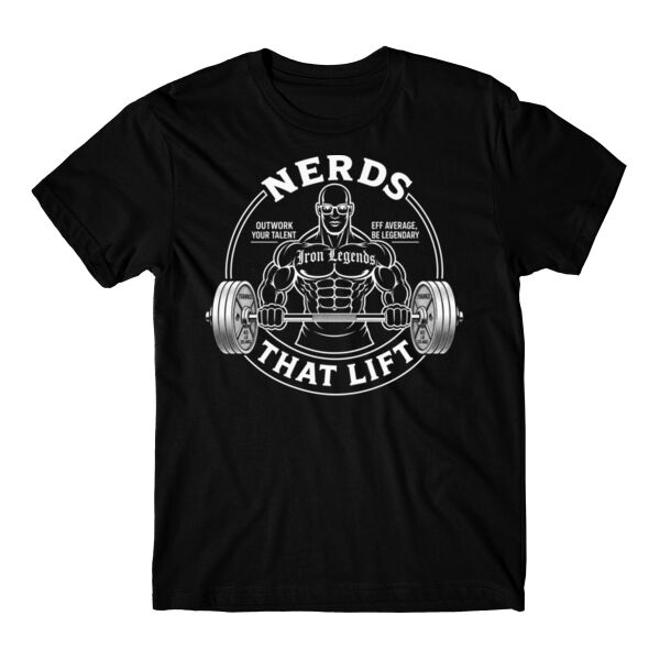 NERDS THAT LIFT (MAN) - T-SHIRT - $7ART21$ Thumbnail