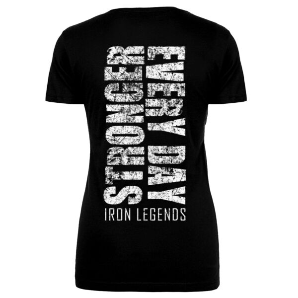 STRONGER EVERY DAY BACKBONE - WOMEN'S FITTED T-SHIRT Thumbnail